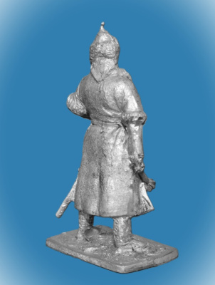 Картинка Horde-03 Оловянный солдатик Монгольский воин с палицей, 13 век, 54 мм.  от магазина Масштаб
