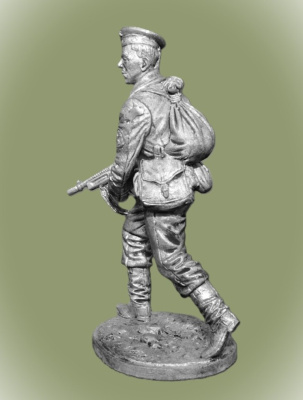 Картинка WWII-034 Краснофлотец с п-п Томпсон. Сев. флот, 1941-43 гг. СССР  54 мм.  от магазина Масштаб