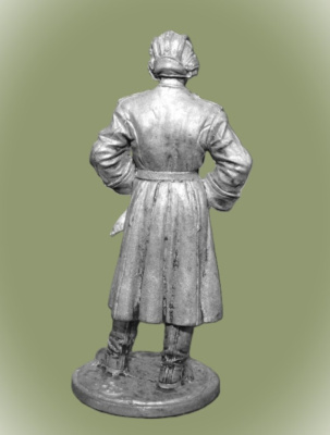 Картинка WWII-075 Казак 1448-го самоходно-артиллерийского полка, 1944-45 гг. СССР, 54 мм  от магазина Масштаб