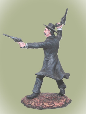 Картинка West01clr Окрашен. оловянная миниатюра Легенды Дикого Запада, Wyatt Earp- американский герой, 54 мм  от магазина Масштаб