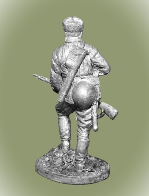 Картинка WWII-003 Оловянный солдатик Cнайпер Василий Зайцев. 1942 г. СССР, 54 мм  от магазина Масштаб