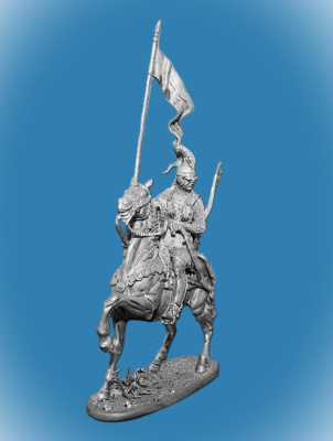 Картинка 182. Оловянный солдатик Польский гусар Придворной хоругви, 1605 г, 54мм  от магазина Масштаб