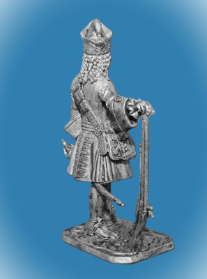 Картинка 270. Оловянный солдатик Петровский офицер, 1710 г., 54 мм  от магазина Масштаб