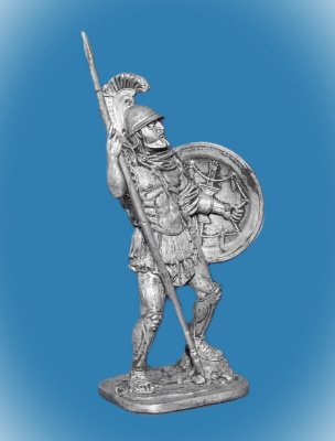 Картинка 194. Оловянный солдатик Афинский гоплит, 4 век до н.э., 54мм  от магазина Масштаб