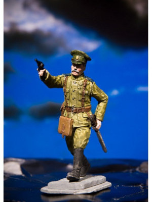 Картинка P-062 Офицер РИА 1914 г., 54 мм, металл  от магазина Масштаб
