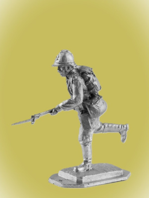 Картинка P-079 Рядовой Экспедиционного корпуса РИА во Франции, 1917 г., 54 мм, металл  от магазина Масштаб