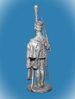 Картинка NAP-097 Оловянный солдатик Рядовой армейского гусарского полка. Россия, 1810-14 гг, 54 мм  от магазина Масштаб