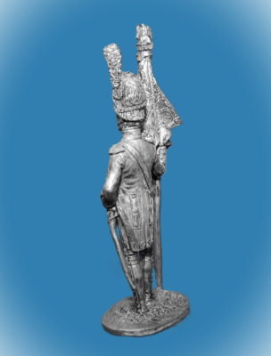 Картинка 038. Оловянный солдатик Орлоносец 3-го полка Пеших Гренадер. Франция, 1812 г., 54мм  от магазина Масштаб