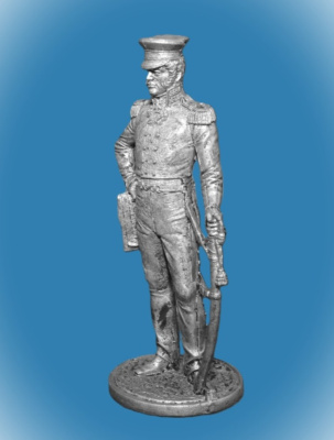 Картинка NAP-075 Оловянный солдатик Генерал-майор А.П.Ермолов. Россия 1812 г., 54 мм  от магазина Масштаб