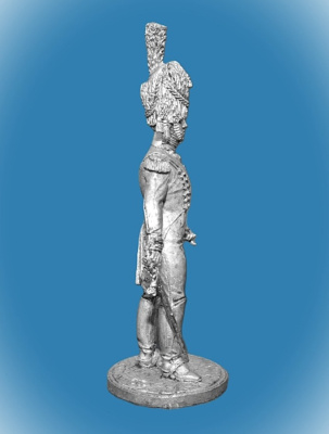 Картинка NAP-033 Оловянный солдатик Офицер гвардейских гренадеров Вестфалия 1809-10 гг., 54мм  от магазина Масштаб