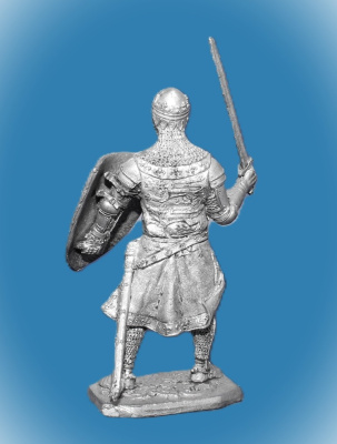 Картинка 096. Оловянный солдатик Джон Плантагенет, граф Корнуолл. Англия, 1316-36 гг., 54мм  от магазина Масштаб