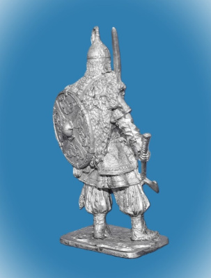 Картинка 299. Оловянный солдатик Свенельд- древнерусский княжеский воевода 920-977 гг., 54 мм  от магазина Масштаб