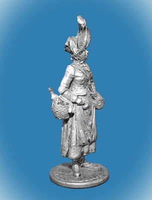 Картинка NAP-006 Оловянный солдатик Французская маркитанка 1805-15 г., 54мм  от магазина Масштаб