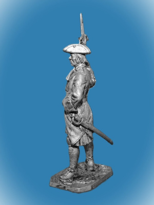 Картинка 279. Оловянный солдатик Петровский артиллерист, 54 мм  от магазина Масштаб