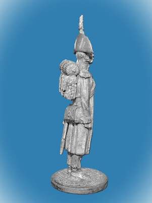 Картинка NAP-012 Оловянный солдатик Гренадер Имп. Гвардии в походной форме Франция 1807г., 54мм  от магазина Масштаб