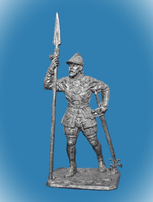 Картинка 177. Оловянный солдатик Помощник капитана. Англия, 1544 г, 54мм  от магазина Масштаб