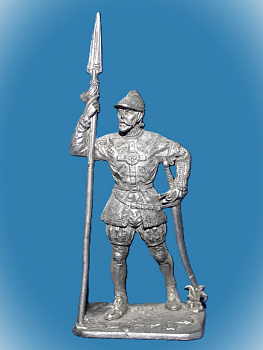 Картинка 177. Оловянный солдатик Помощник капитана. Англия, 1544 г, 54мм  от магазина Масштаб