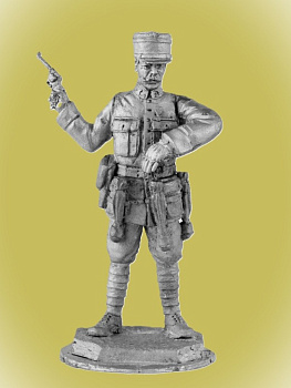 Картинка P-109 Французский офицер, 1914 г., 54 мм, металл  от магазина Масштаб