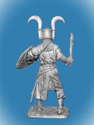 Картинка 327. Оловянный солдатик Генрих фон Теттинген, 13 век, 54 мм  от магазина Масштаб