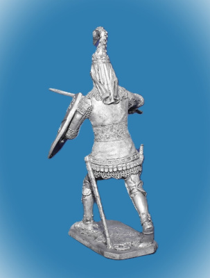 Картинка 105. Оловянный солдатик Томас де Бошам, граф Уорвик. Англия, 14 в., 54мм  от магазина Масштаб