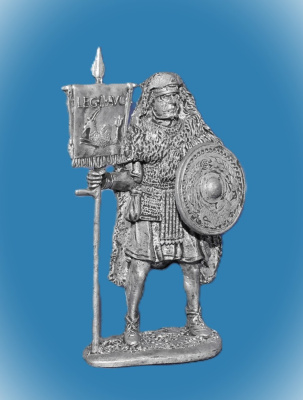 Картинка 100. Оловянный солдатик Римский вексилларий, 1 век н.э., 54мм  от магазина Масштаб