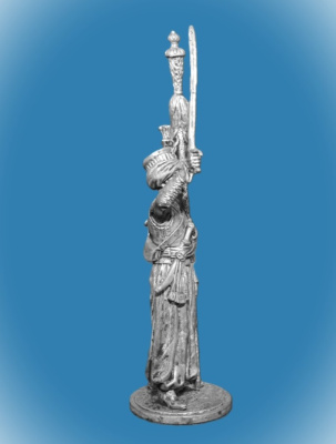 Картинка NAP-073 Оловянный солдатик Мамелюк с бунчуком. Франция, 1806-14 гг., 54 мм  от магазина Масштаб