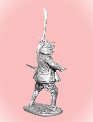 Картинка 123. Оловянный солдатик Самурай, 1600 год, 54мм  от магазина Масштаб