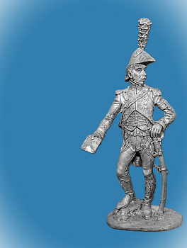 Картинка 043. Оловянный солдатик Адьютант генерала Франция 1809-12гг, 54мм  от магазина Масштаб