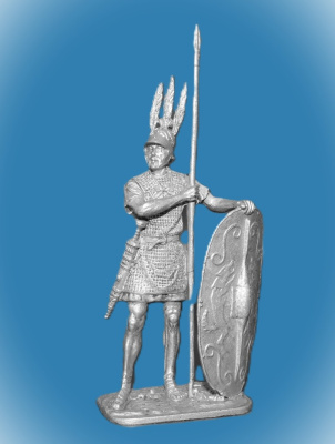 Картинка 161. Оловянный солдатик Римский легионер, 3-2 вв. до н.э., 54мм  от магазина Масштаб