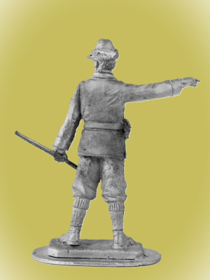 Картинка P-110 Офицер итальянских горных стрелков, 1914 г., 54 мм, металл  от магазина Масштаб