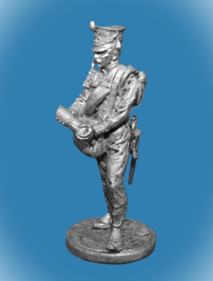 Картинка NAP-042 Канонир (2 номер) армейской пешей артиллерии. Россия, 1809-14 гг. 54 мм  от магазина Масштаб