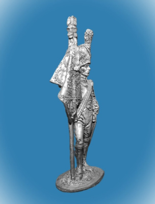 Картинка 038. Оловянный солдатик Орлоносец 3-го полка Пеших Гренадер. Франция, 1812 г., 54мм  от магазина Масштаб