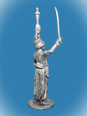 Картинка NAP-073 Оловянный солдатик Мамелюк с бунчуком. Франция, 1806-14 гг., 54 мм  от магазина Масштаб