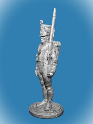 Картинка NAP-037 Оловянный солдатик Фузилёр 61-го линейного полка Франция 1812-14 гг., 54 мм  от магазина Масштаб