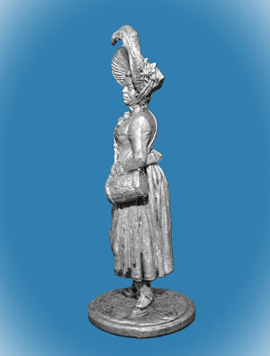 Картинка NAP-006 Оловянный солдатик Французская маркитанка 1805-15 г., 54мм  от магазина Масштаб
