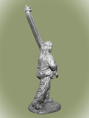 Картинка WWII-053 Автоматчик лыжных батальонов Красной Армии, 1941-44 гг. СССР  54 мм  от магазина Масштаб