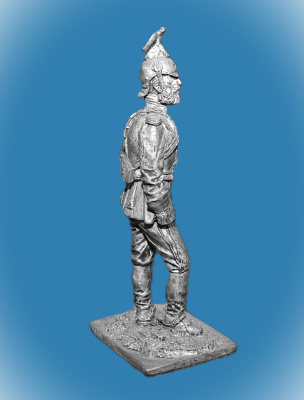 Картинка 031. Оловянный солдатик Русский офицер Лейб-Кирасирского полка, 1833-45, 54мм  от магазина Масштаб
