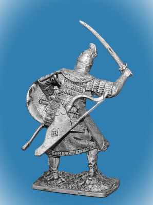 Картинка Horde-01 Оловянный солдатик Монгольский воин, 13 век, 54 мм.  от магазина Масштаб