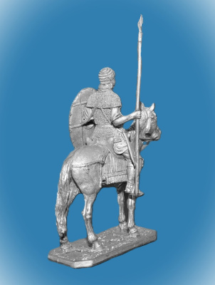 Картинка 087 Оловянный солдатик Конный римский солдат вспомогательных войск, 54мм  от магазина Масштаб