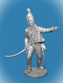 Картинка NAP-086 Офицер 95-го стрелкового полка. Великобритания, 1810-15, 54 мм  от магазина Масштаб