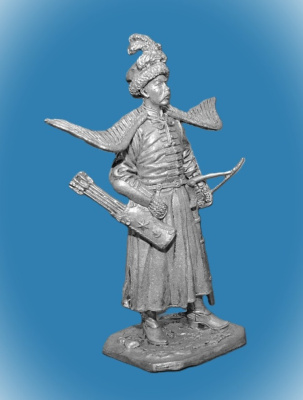 Картинка 159. Оловянный солдатик Польский кавалерист, нач. 17 в, 54мм  от магазина Масштаб