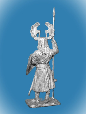 Картинка 325. Оловянный солдатик Вальтер фон Клинген. Германия, 13 век, 54 мм  от магазина Масштаб