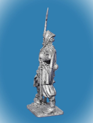 Картинка 331 Оловянный солдатик Варяжский дружинник с копьем, 10 век, Русь, 54 мм  от магазина Масштаб