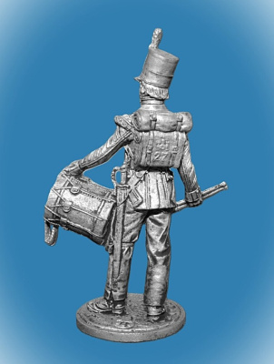 Картинка NAP-090 Оловянный солдатик Барабанщик. Великобритания, 1810-15, 54 мм  от магазина Масштаб