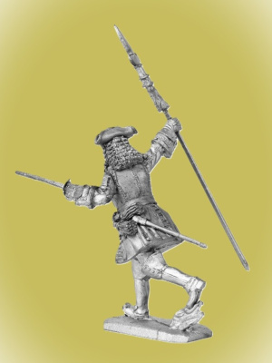 Картинка P-248 Капитан-поручик лейб-гвардии Преображенского полка, 1709 г., 54мм  от магазина Масштаб