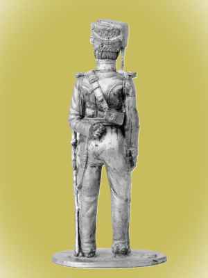 Картинка P-343 Обер-офицер эскадрона Скаржинского, 1812-14 гг., 54мм  от магазина Масштаб