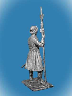 Картинка 229. Оловянный солдатик Обер-офицер Преображенского полка, 1698-1702 гг. Россия, 54мм  от магазина Масштаб