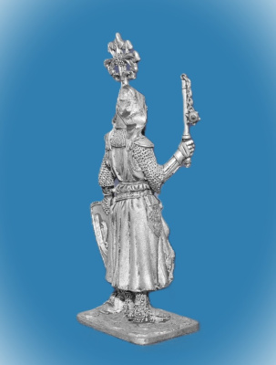 Картинка 336 Оловянный солдатик Граф Фридрих фон Лейнинген, 14 век, 54 мм  от магазина Масштаб