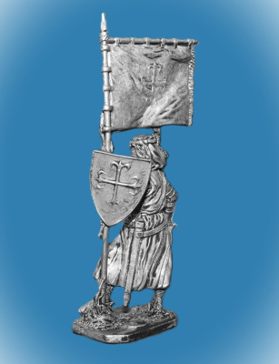 Картинка 146. Оловянный солдатик Рыцарь Ордена Калатравы. Испания, 13 в, 54мм  от магазина Масштаб