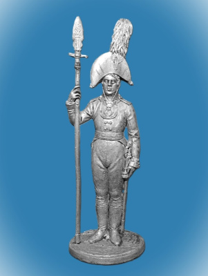 Картинка NAP-065 Оловянный солдатик Обер-офицер Орловского мушкетерского полка. Россия 1804-06, 54 мм  от магазина Масштаб